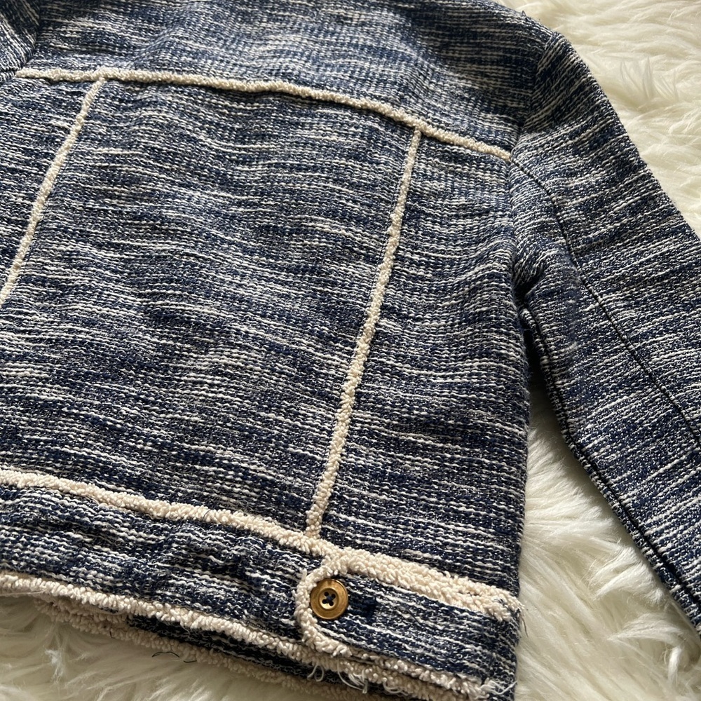Anthropologie Ett Twa woven trucker jacket - Picture 7 of 10